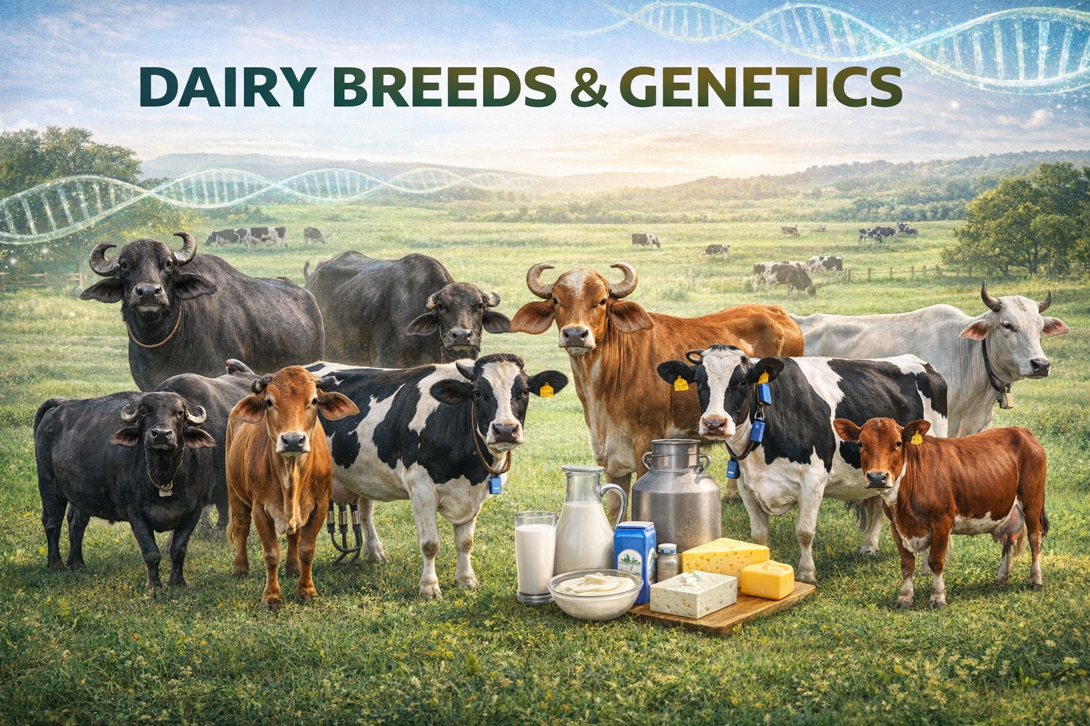 Dairy Animal Breeds, Scientific Classification & Genetic Selection for High-Performance Dairy Farming