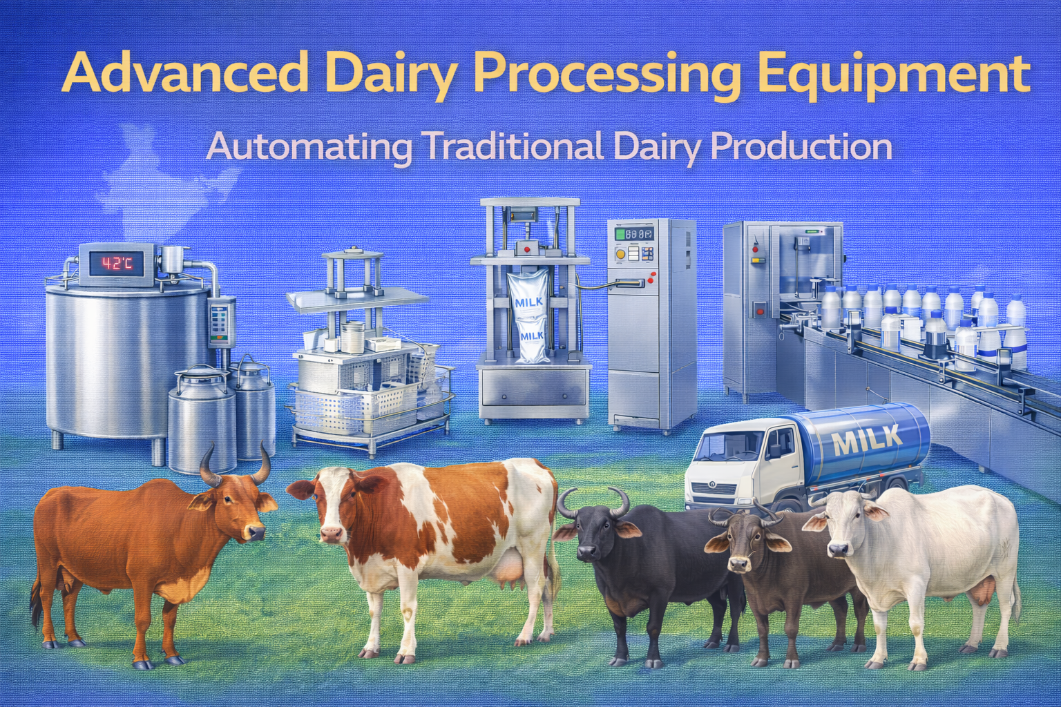 Dairy Machinery Manufacturers in India: Technology Providers Across the Dairy Value Chain