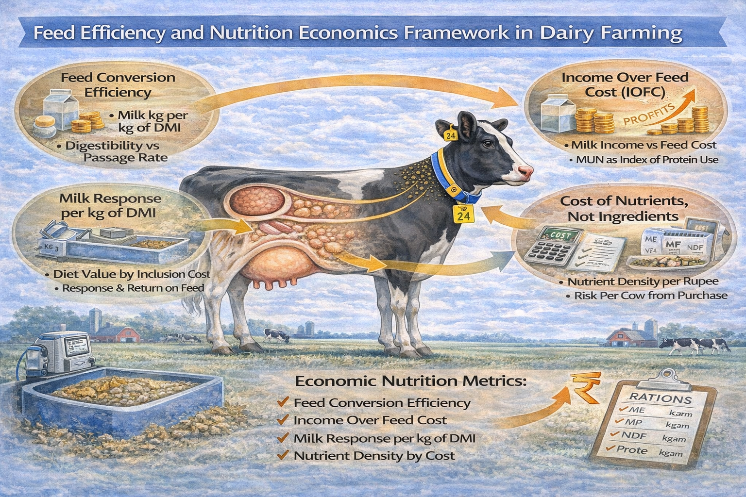 Feed Efficiency and Nutrition Economics Framework – 16:9