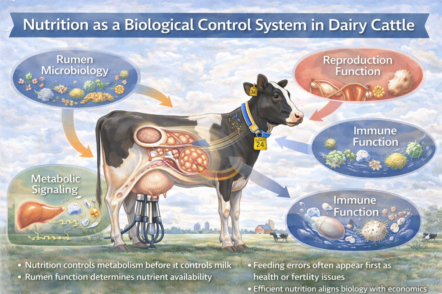 Nutrition as a Biological Control System in Dairy Cattle – 16:9