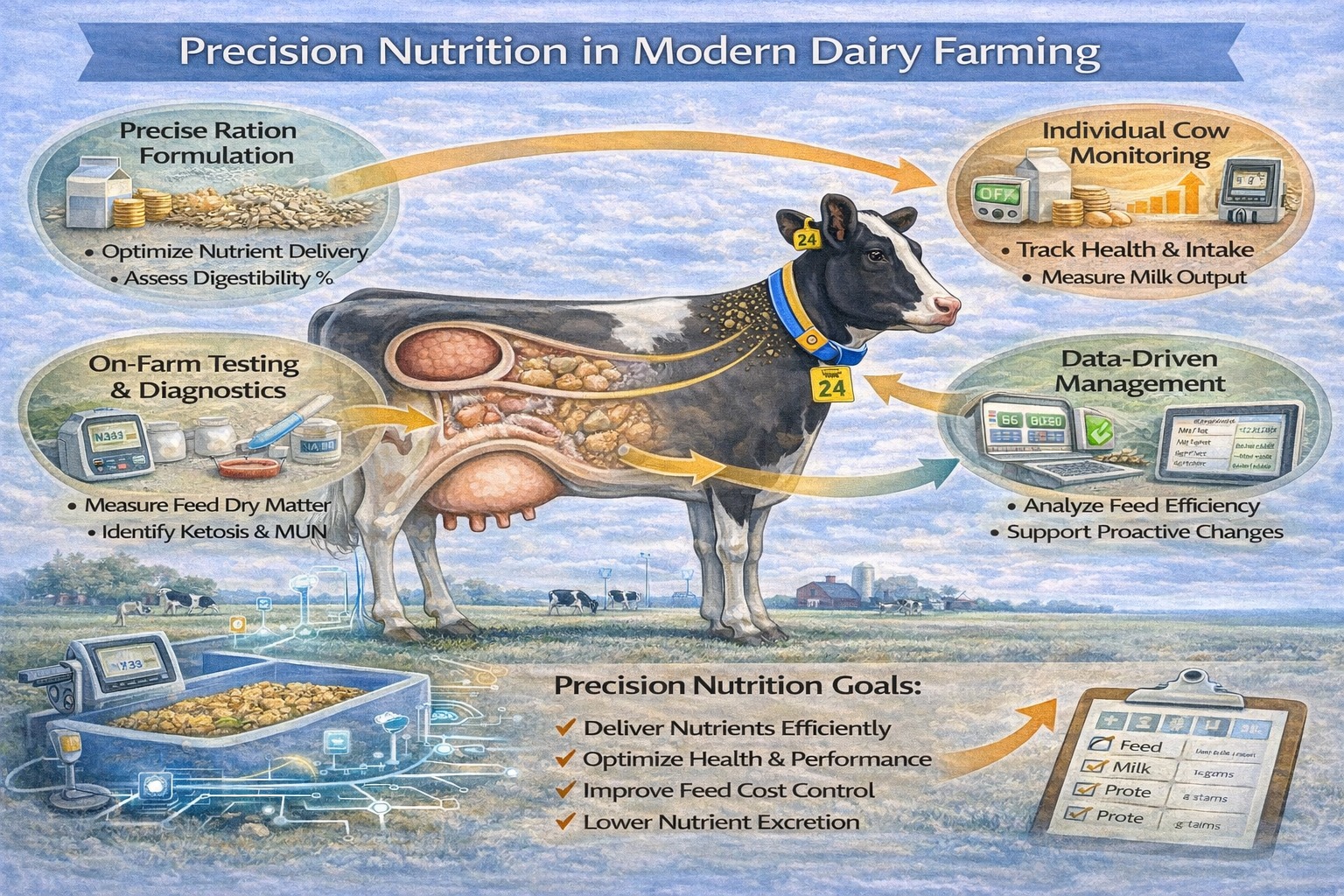 Precision Nutrition Systems in Modern Dairy Farming – 16:9
