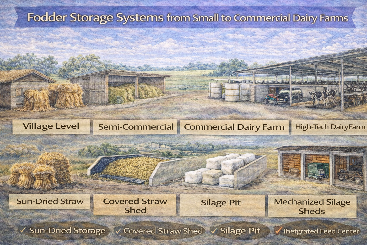 Fodder Storage Systems from Small to Commercial Dairy Farms – 16:9