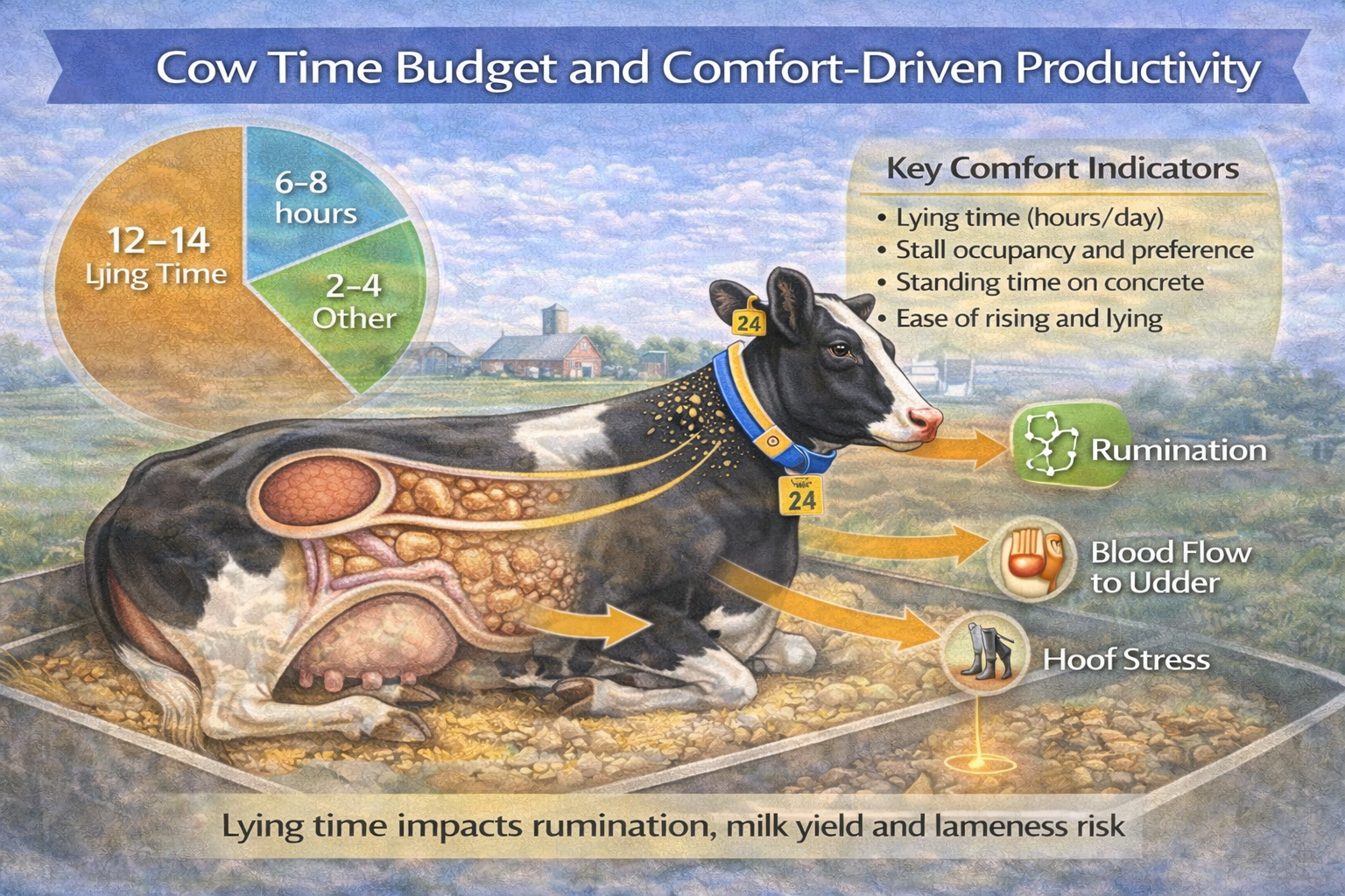 Cow Time Budget and Comfort-Driven Productivity – 16:9