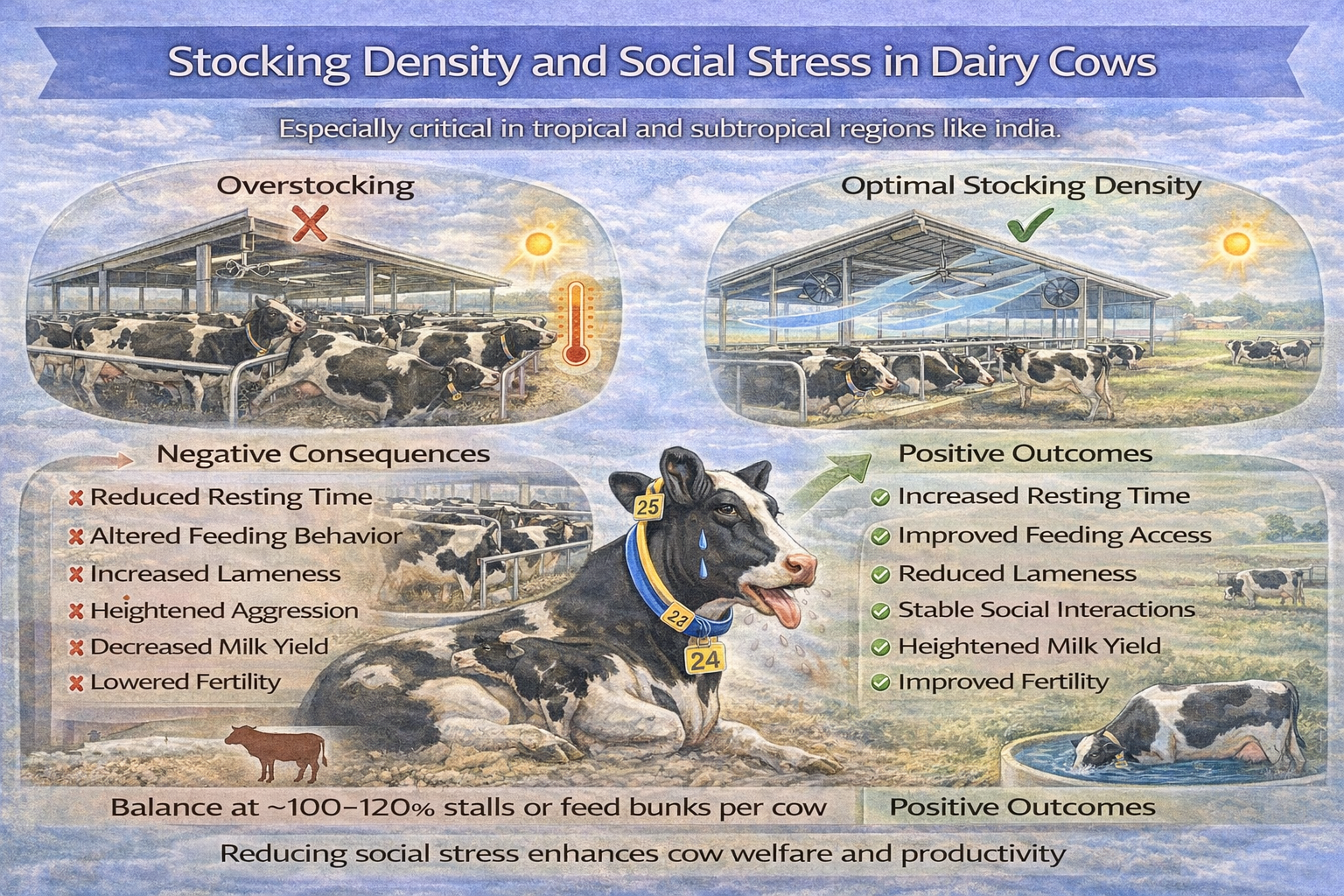 Stocking Density and Social Stress in Dairy Cows – 16:9