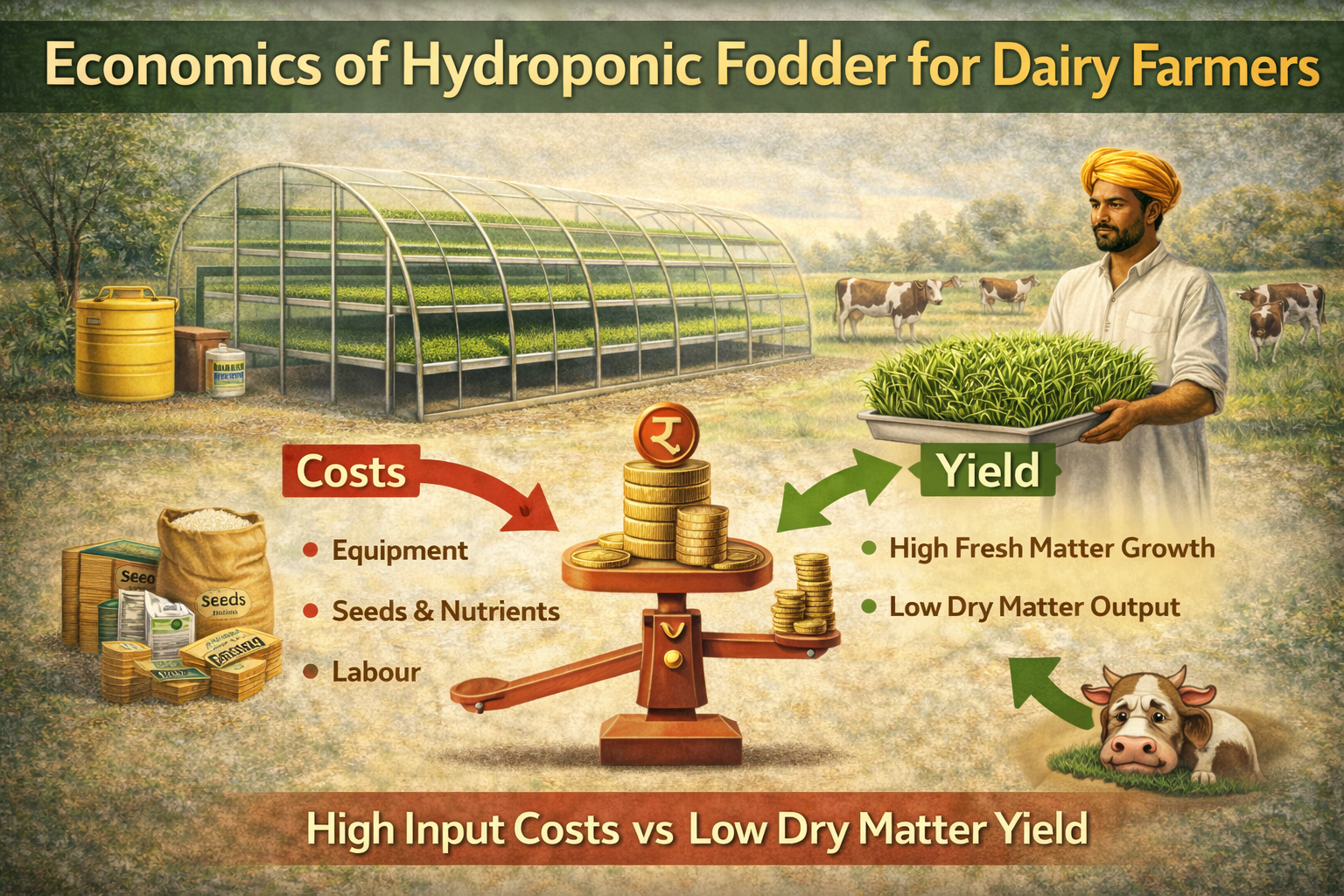 Cost Structure of Hydroponic Fodder Production – 16:9
