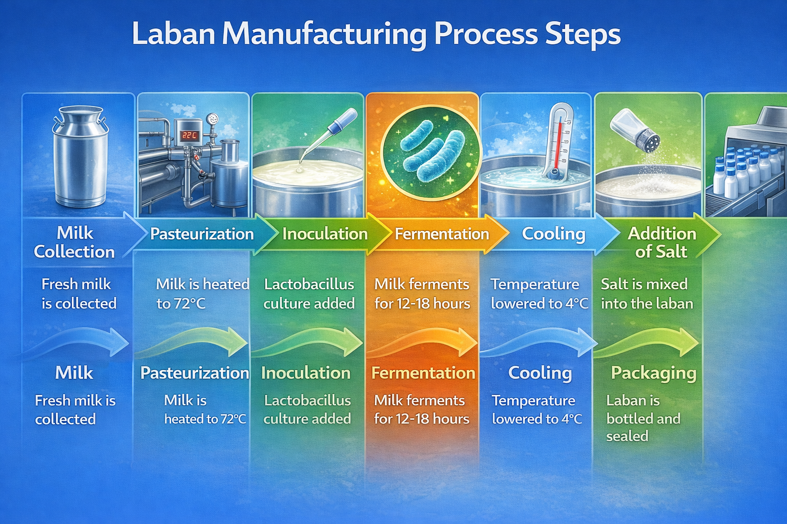 Step-by-Step Laban Manufacturing Process Flow – 16:9