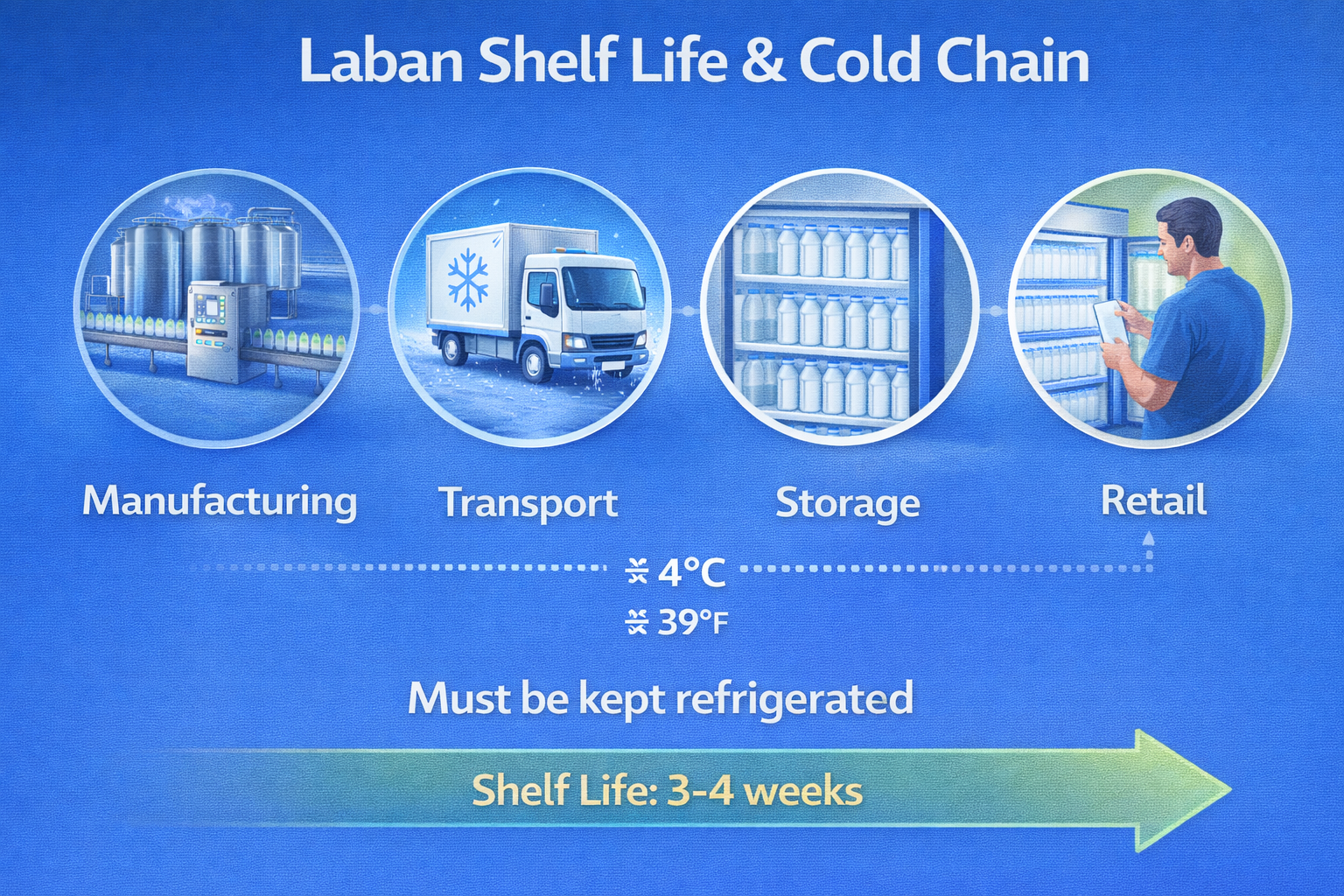 Shelf Life and Cold Chain Requirements for Laban – 16:9