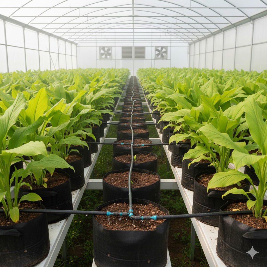 Innovation-driven future of premium turmeric under protected cultivation