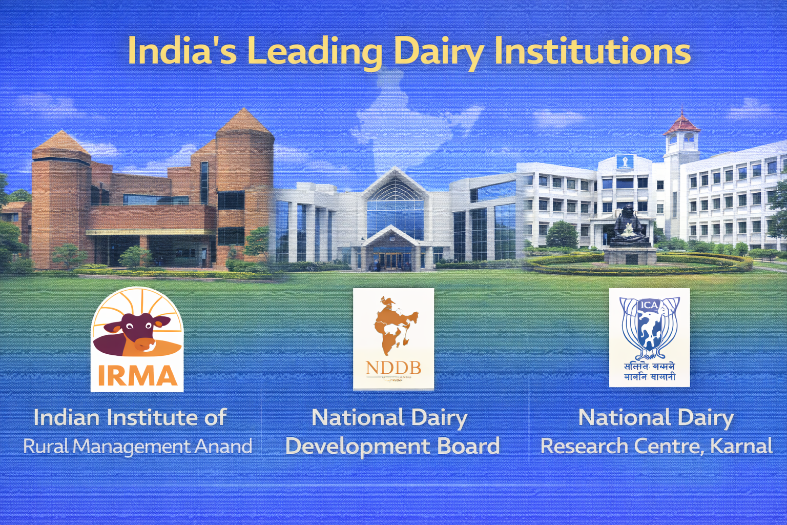 Major Dairy Institutions in India: Knowledge, Policy & Capacity-Building Pillars