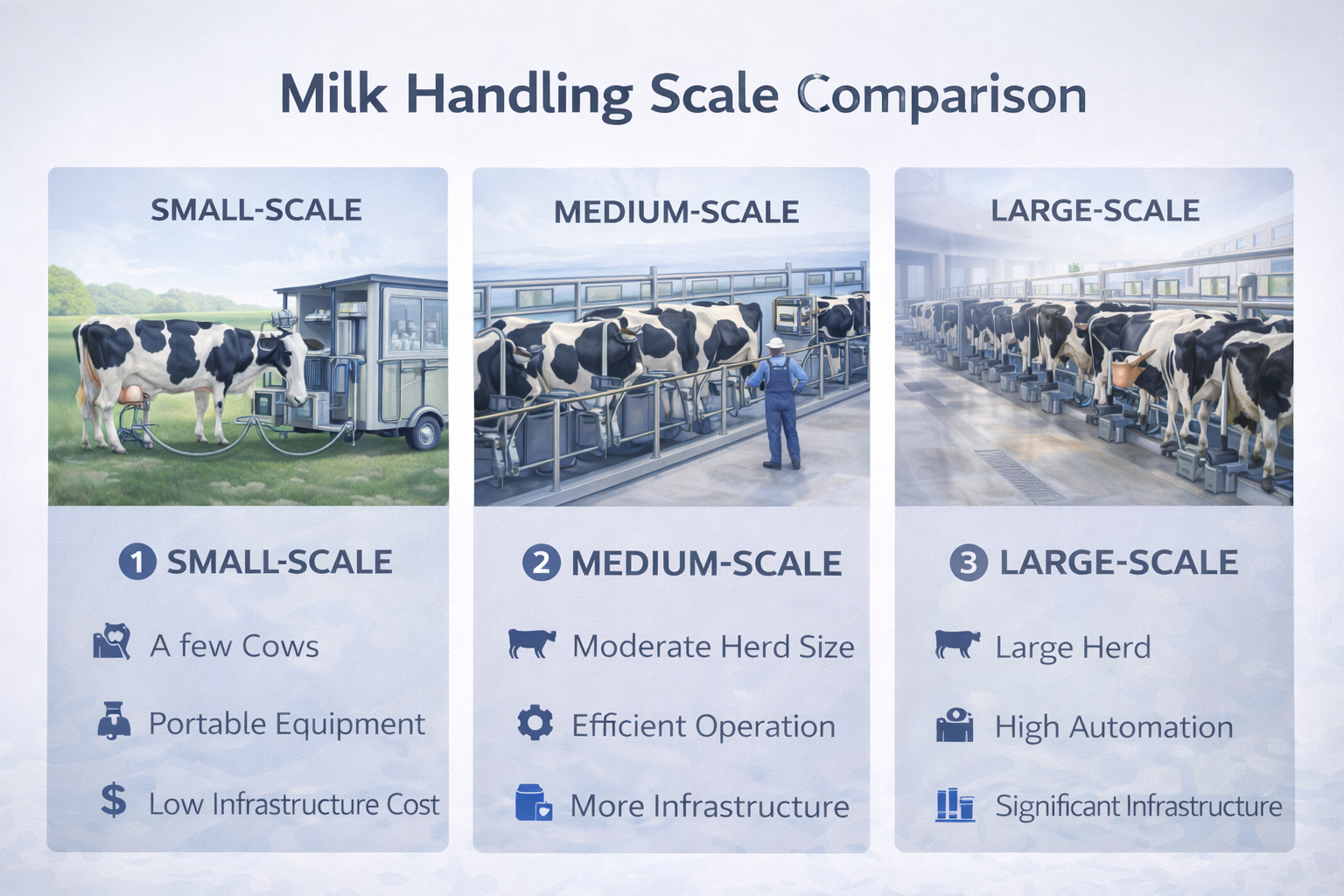 Milk Handling Systems Across Dairy Farm Scales – 16:9