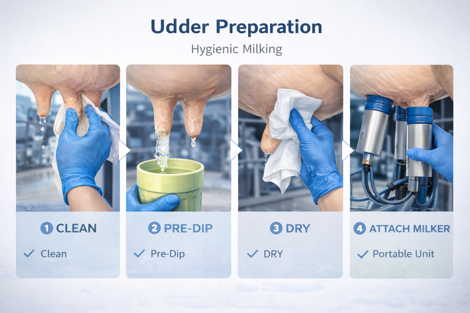 Udder Preparation and Hygienic Milking Protocol – 16:9