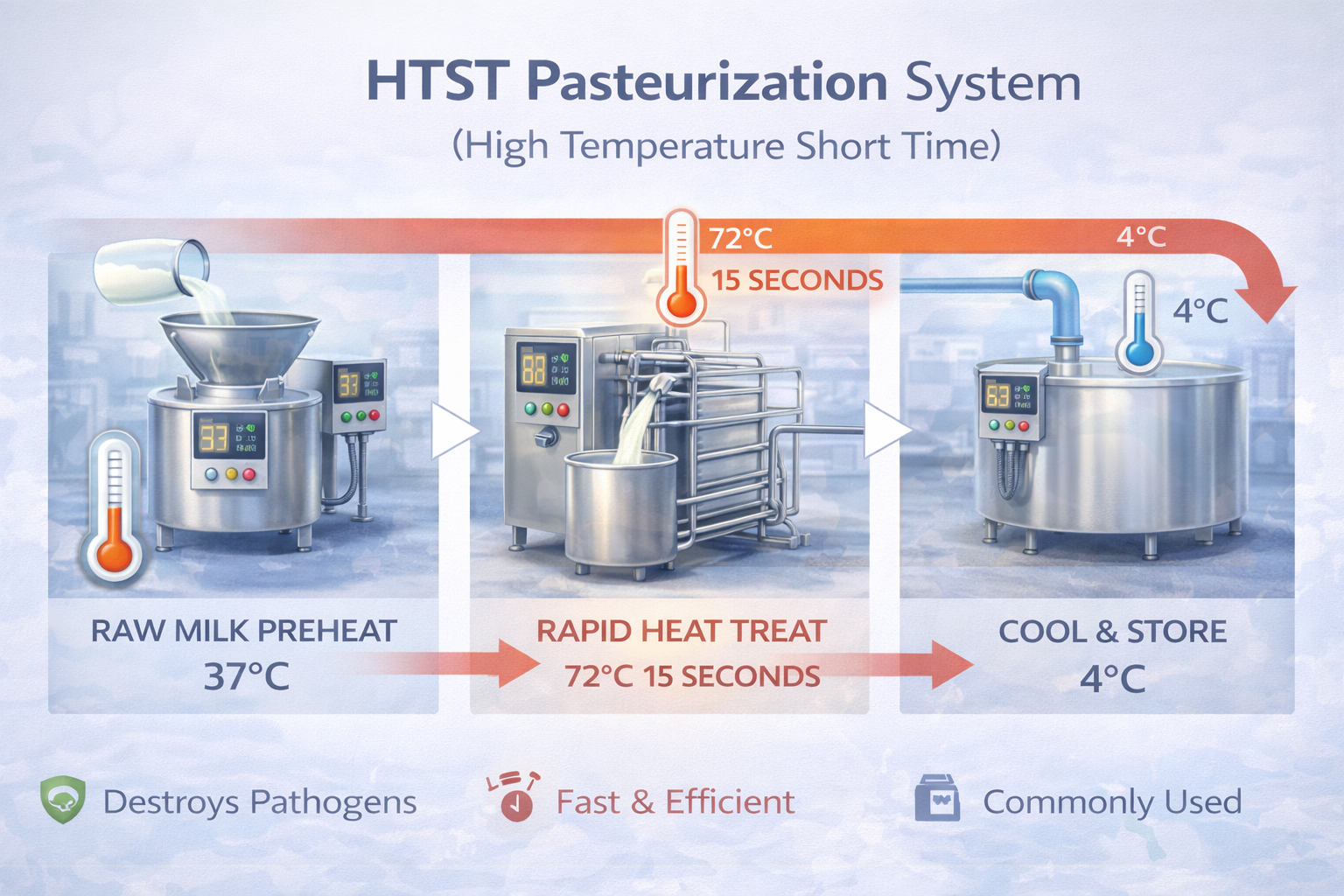 HTST Pasteurization System and Plate Heat Exchanger – 16:9