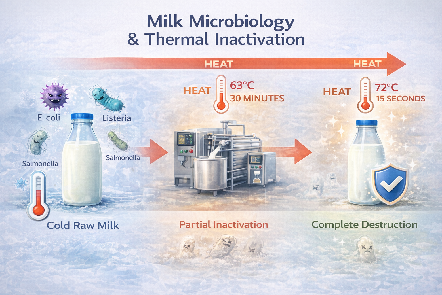 Milk Microbiology and Thermal Inactivation Principles – 16:9