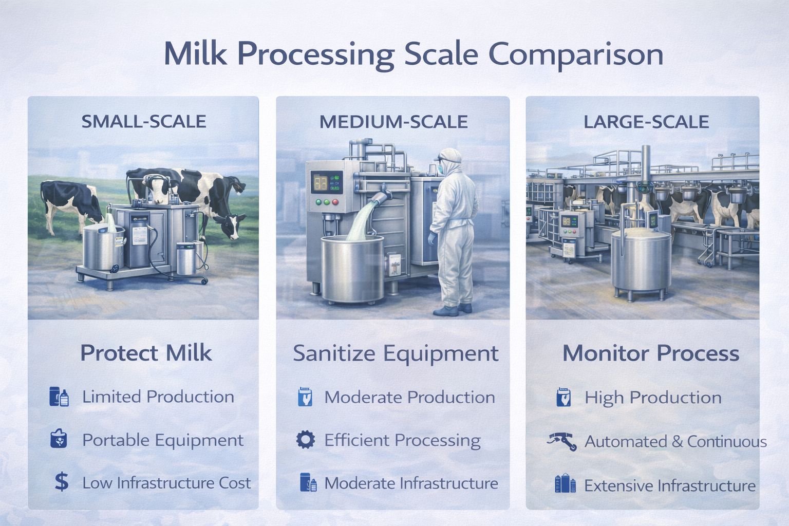 Milk Processing Systems Across Different Dairy Scales – 16:9