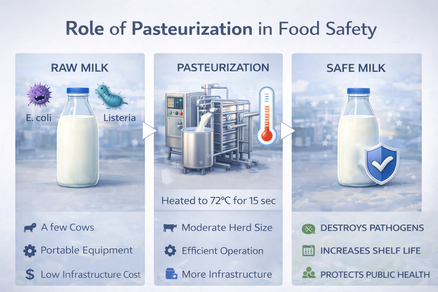 Role of Pasteurization in Dairy Food Safety – 16:9