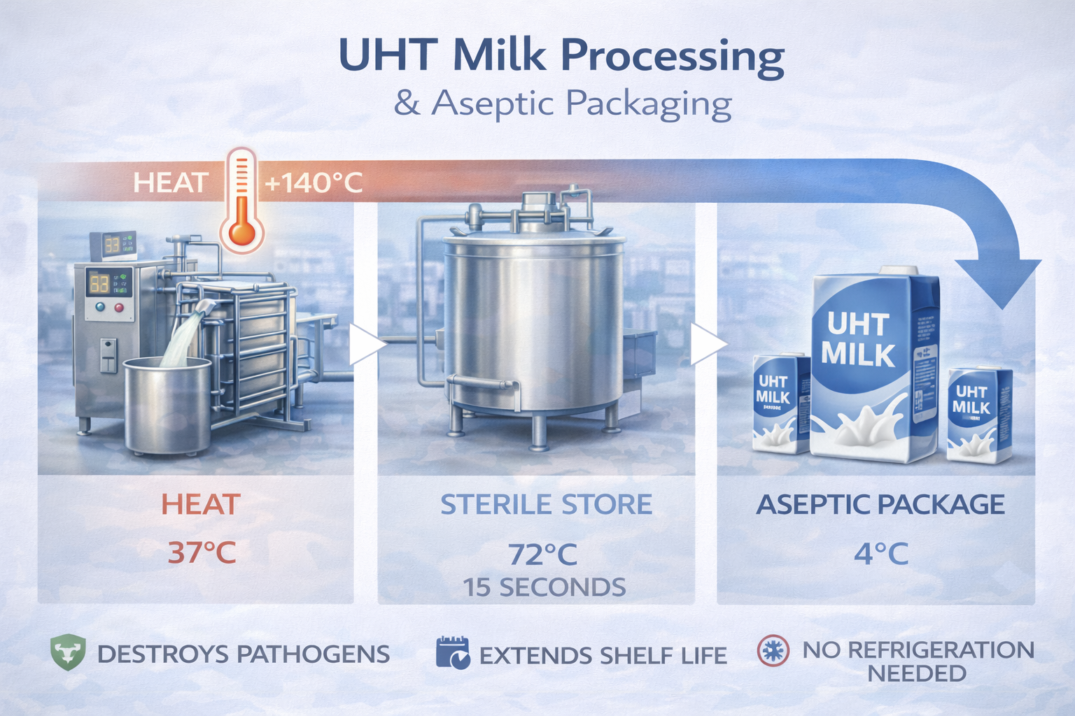UHT Milk Processing and Aseptic Packaging – 16:9