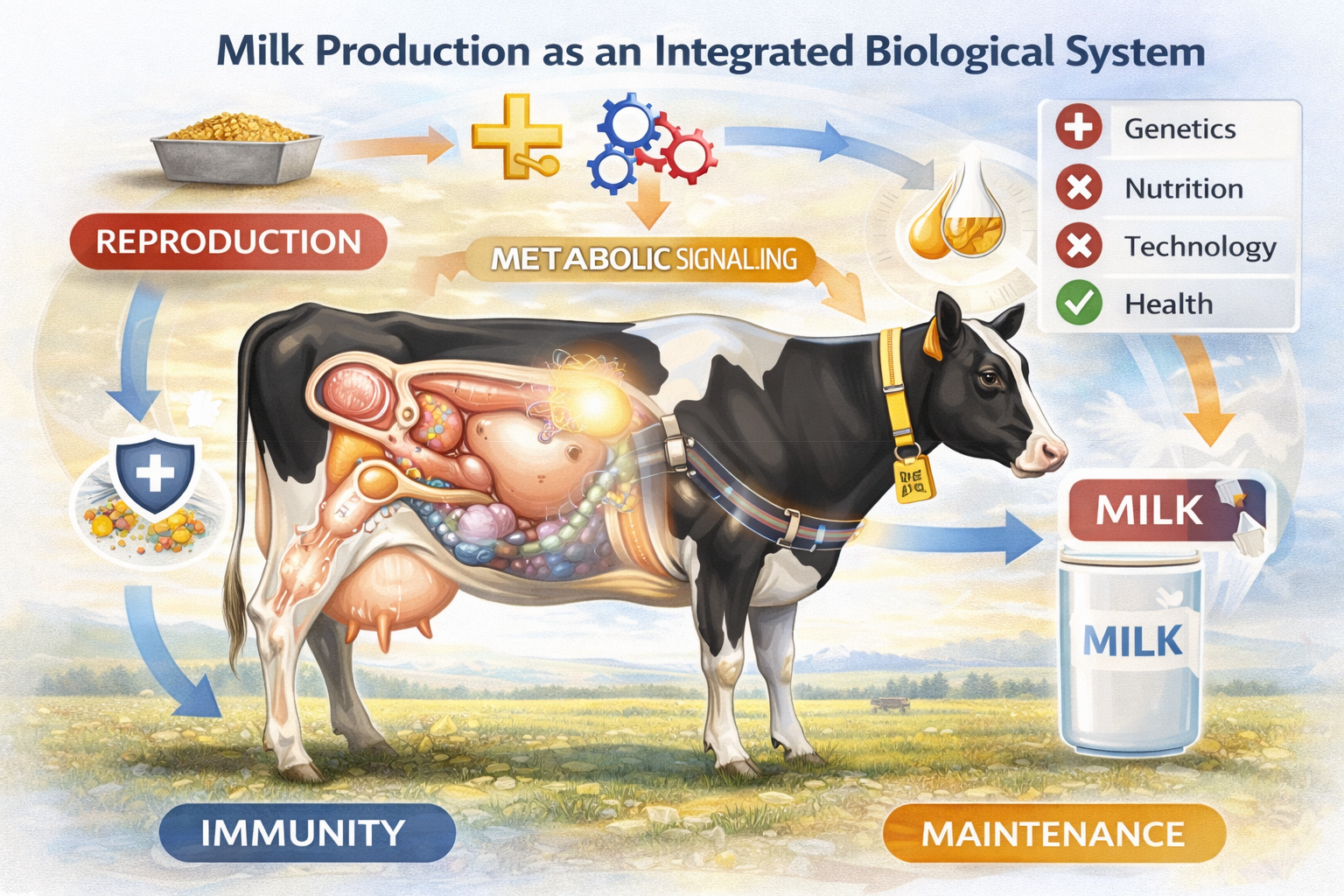 Milk Production as an Integrated Biological System