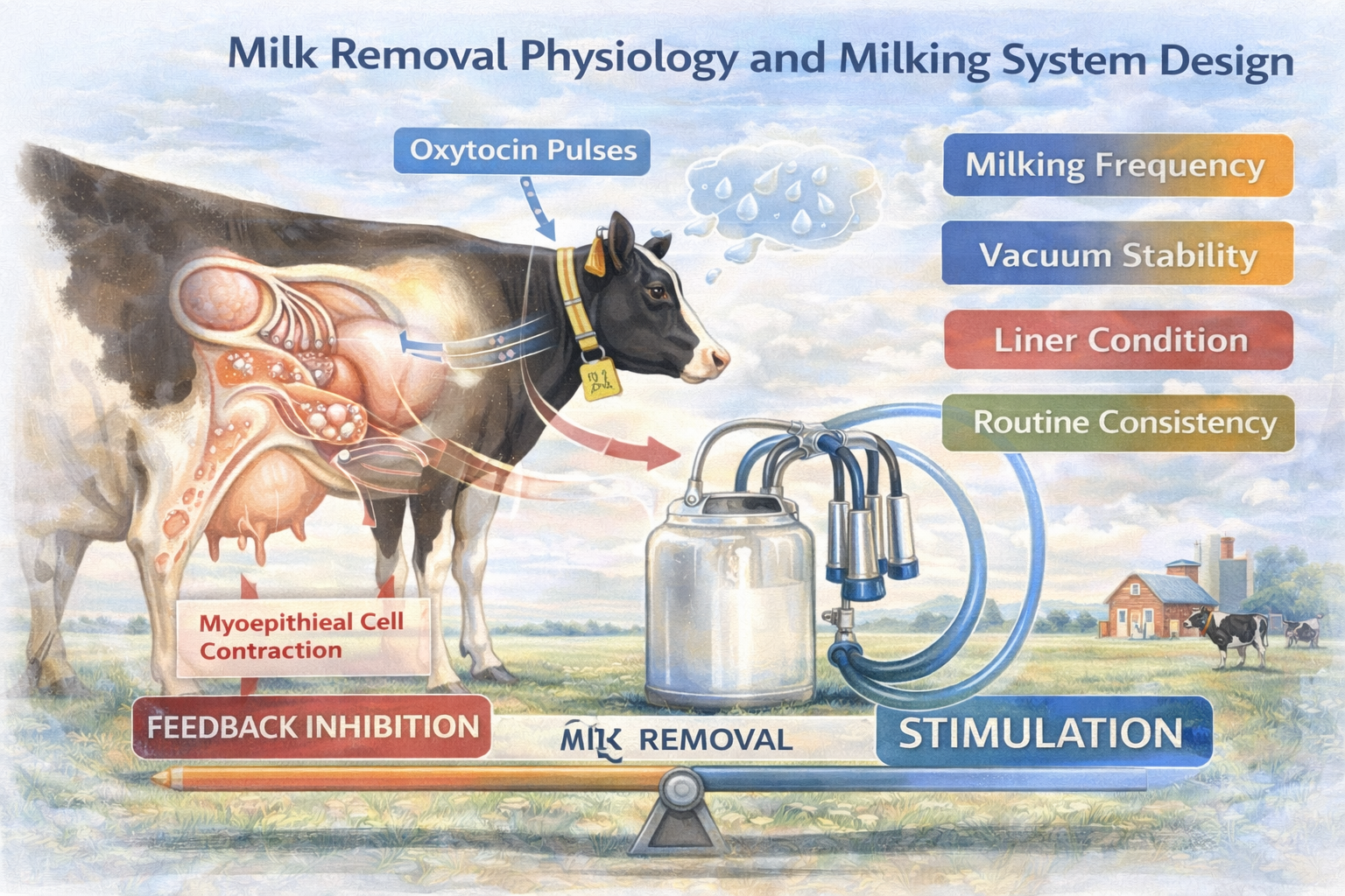 Milk Removal Physiology and Milking System Design