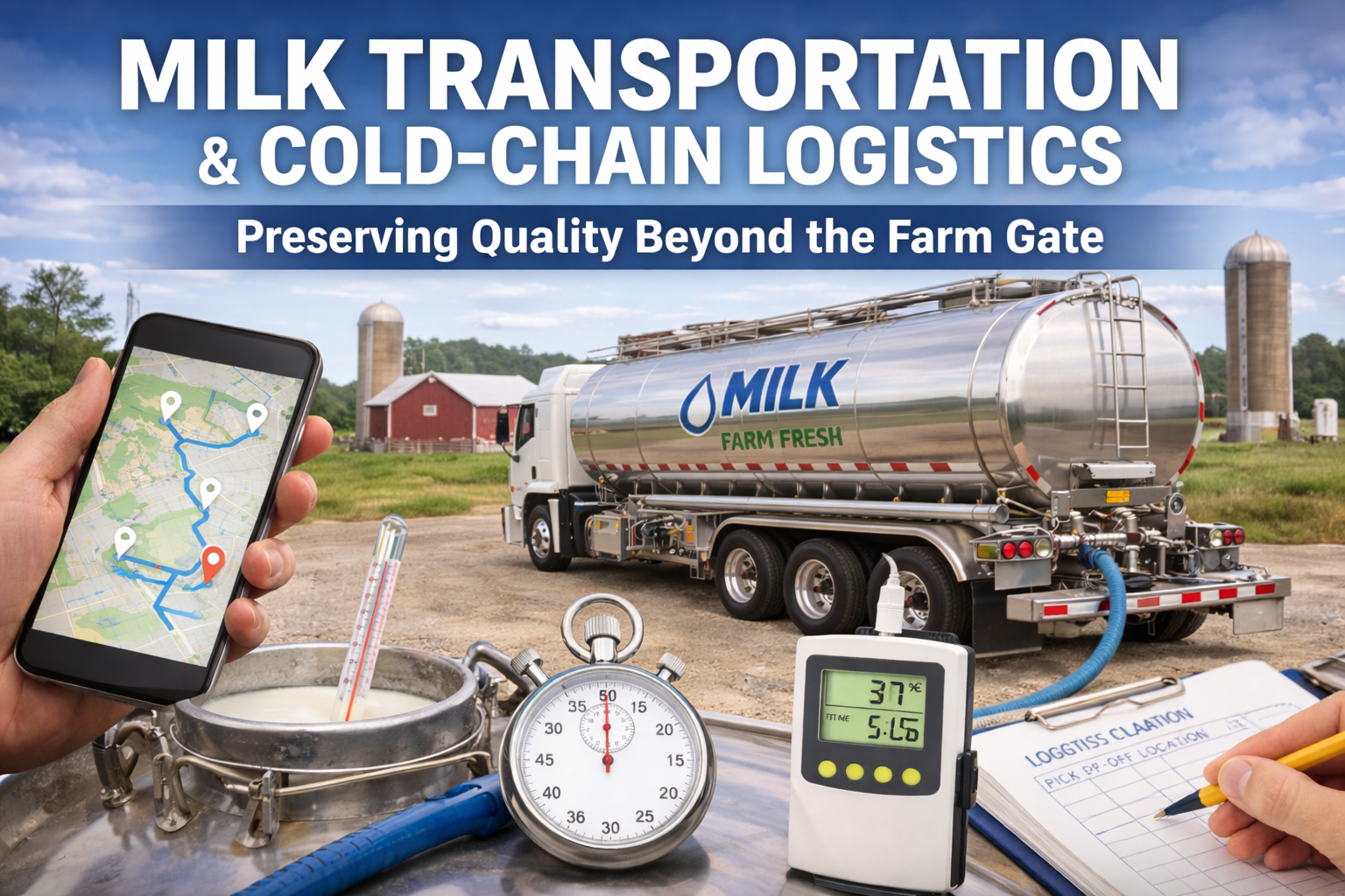 Milk Transportation & Cold-Chain Logistics: Preserving Quality Beyond the Farm Gate