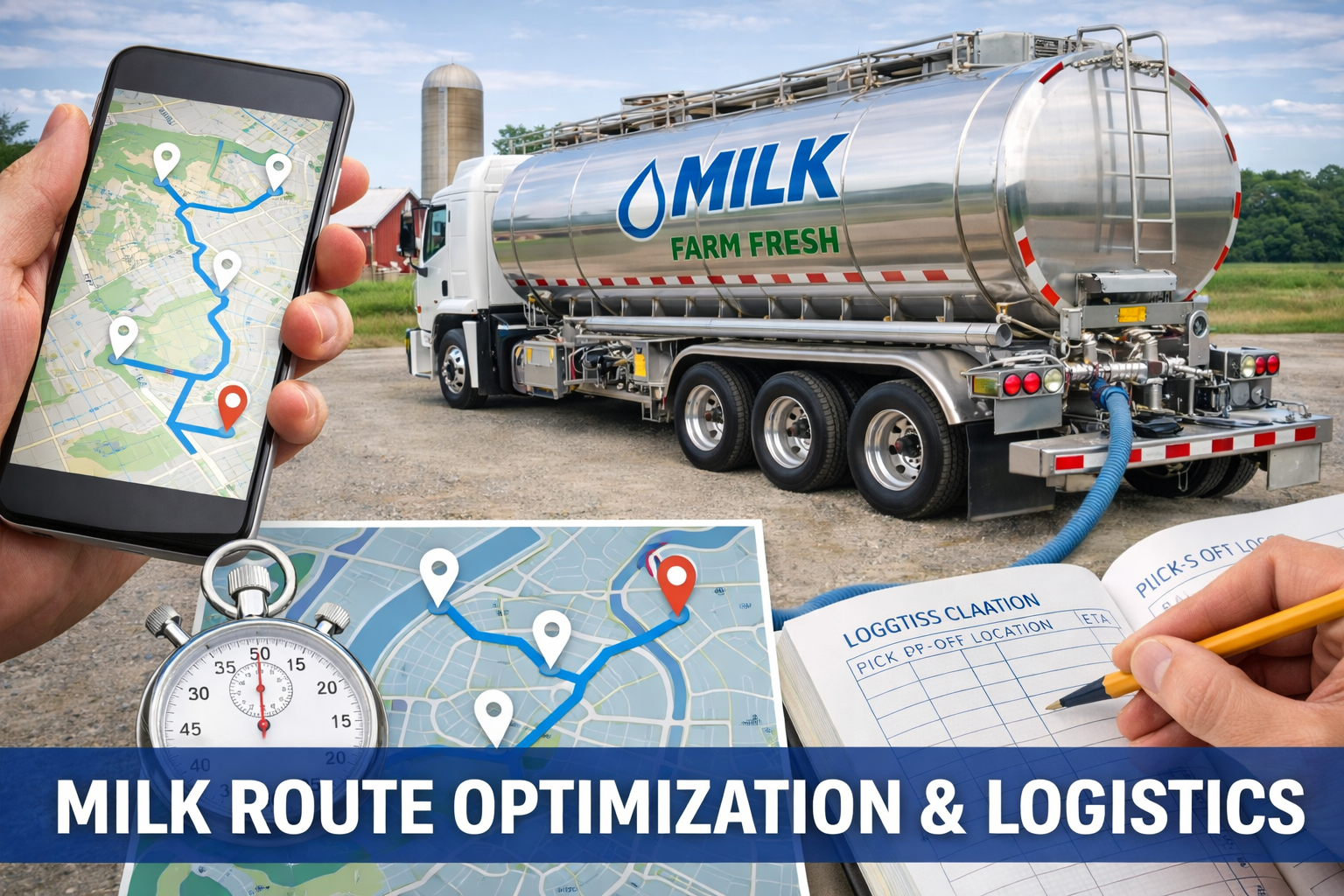Milk Transportation Route Planning and Logistics Optimization – 16:9