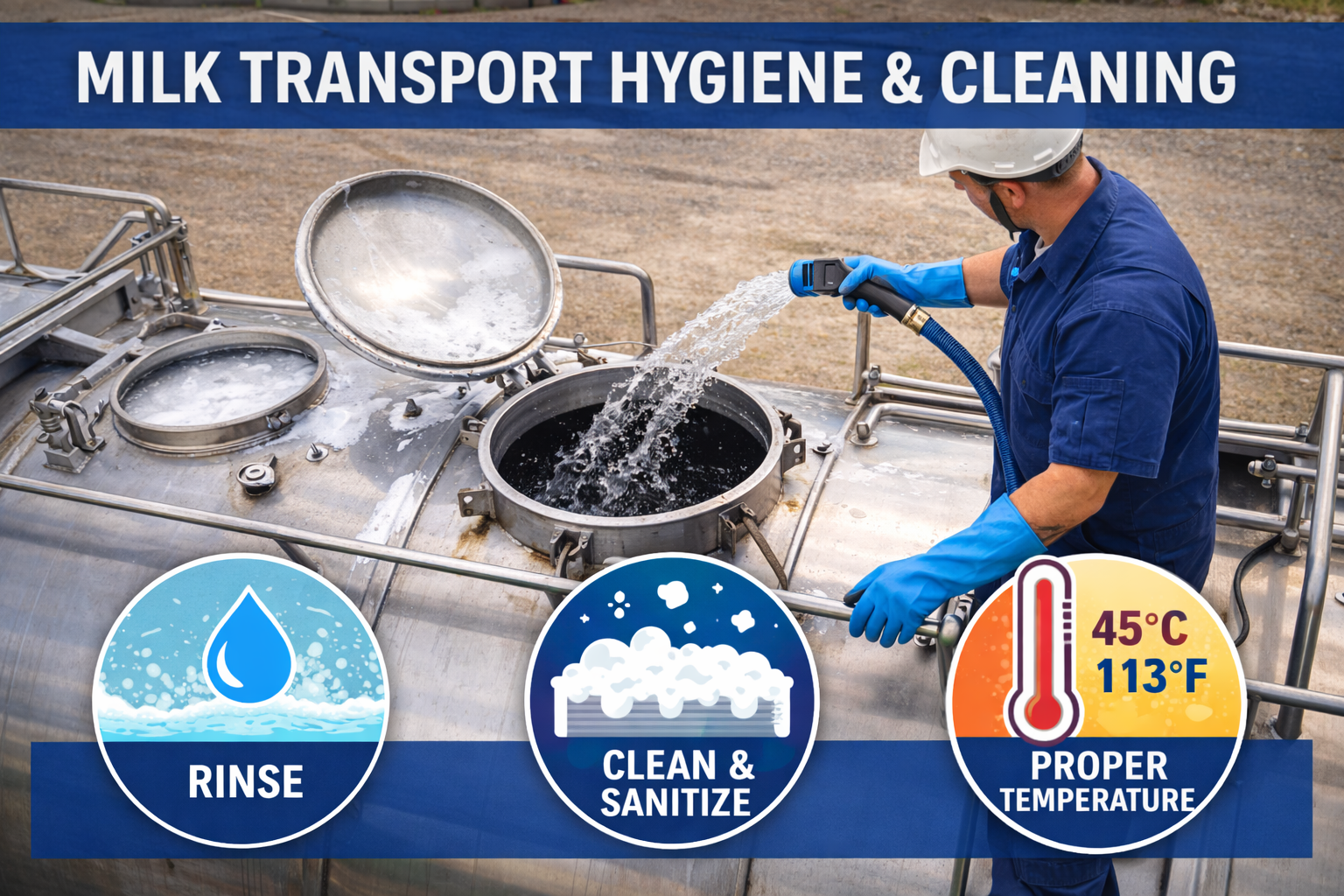Hygiene and Cleaning Protocols for Milk Transport Equipment – 16:9
