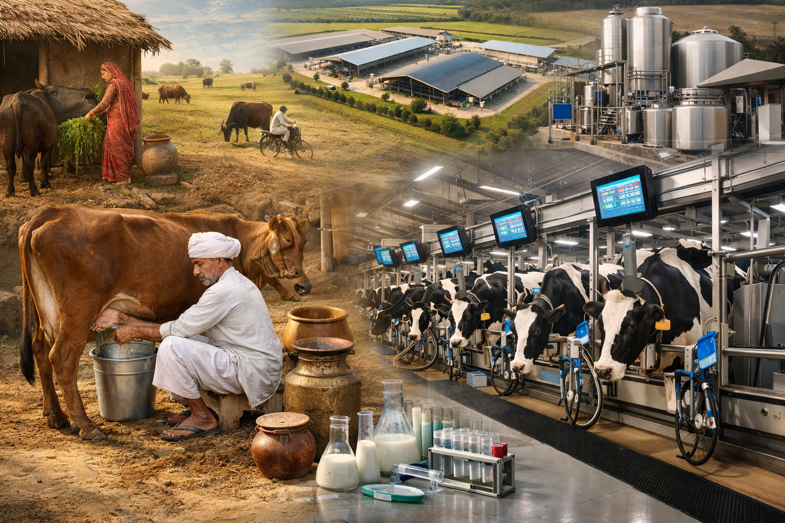 Modern Dairy Farming: Scientific Foundations, Economic Relevance & Evolutionary Trajectory of the Global Dairy Sector
