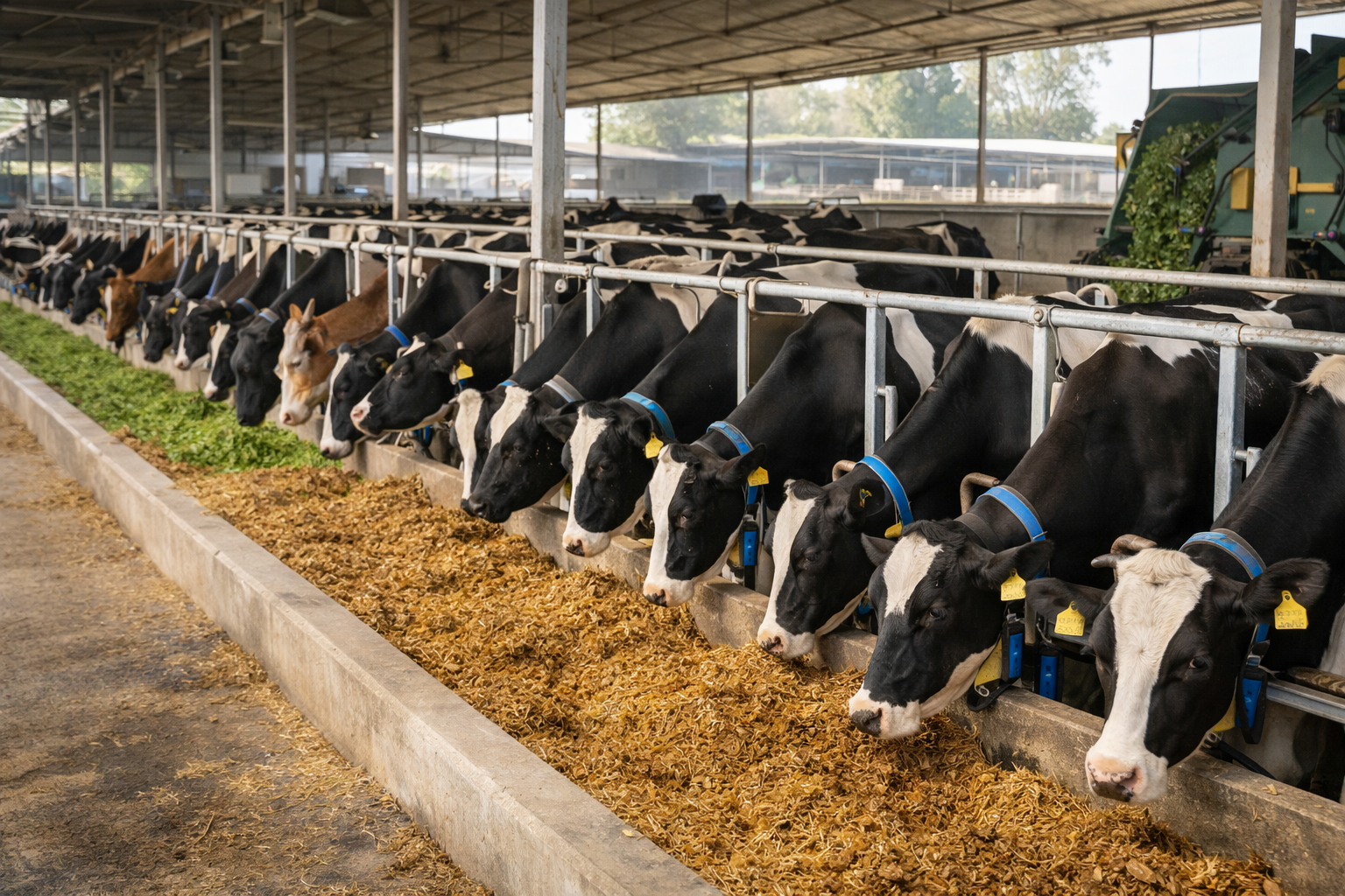 Intensive Dairy Production System with Stall Feeding