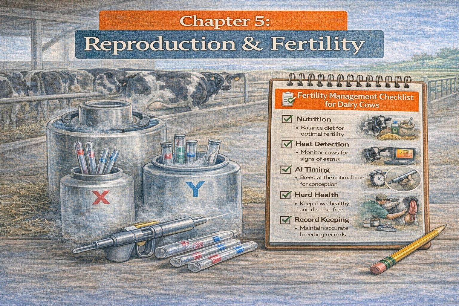 Scientific Breeding, Reproductive Physiology & Genetic Improvement Strategies for Modern Dairy Cattle