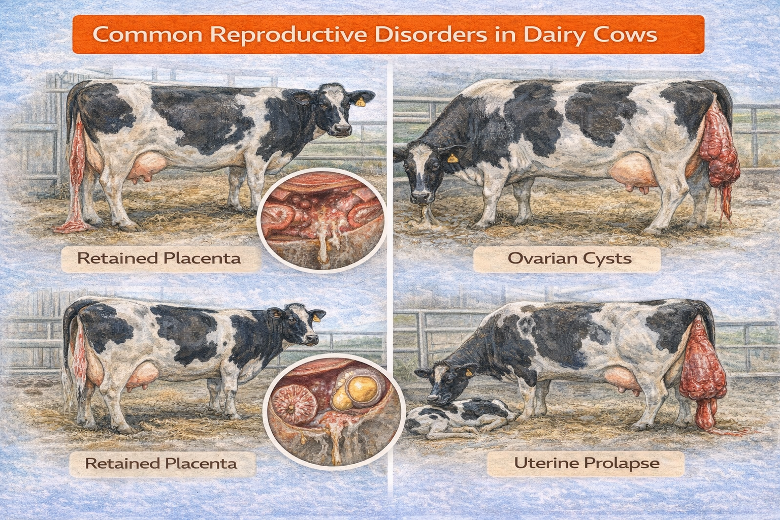 Common Reproductive Disorders in Dairy Cows
