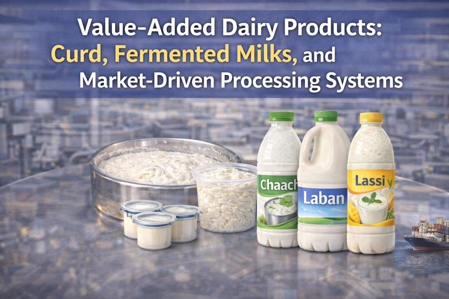 Value-Added Dairy Products: Curd, Fermented Milks, and Market-Driven Processing Systems