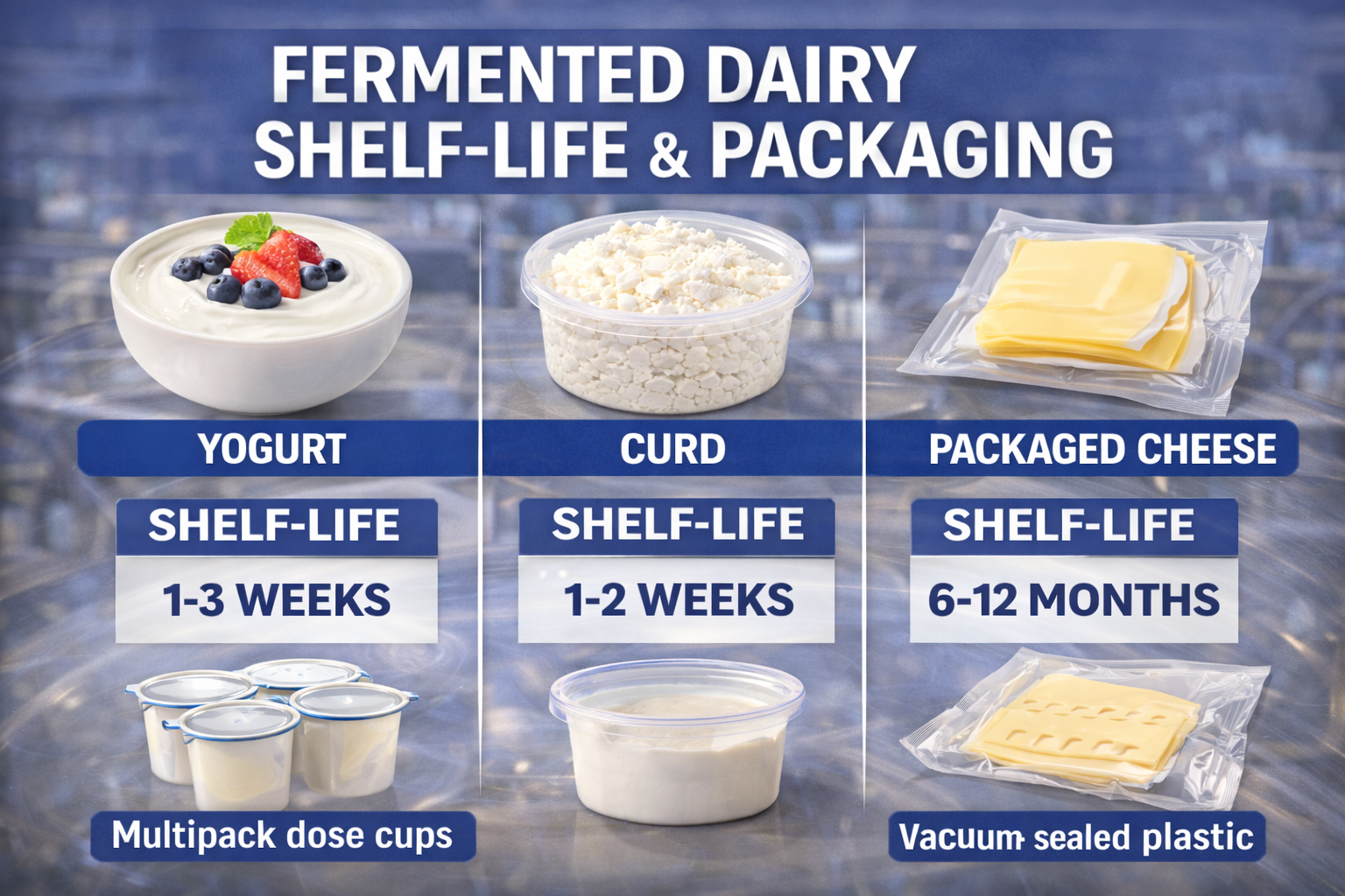 Shelf Life Management and Packaging for Fermented Dairy – 16:9